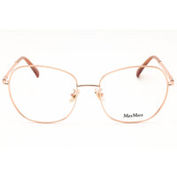 Max Mara Women's Eyeglasses - Pink Gold Metal Cat Eye Full Rim Frame | MM5077-H 033 ,