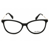 Max Mara Women's Eyeglasses - Shiny Black Acetate Cat Eye Full Rim Frame | MM5078 001 ,