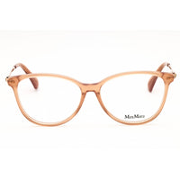 Max Mara Women's Eyeglasses - Beige/Other Acetate Cat Eye Full Rim Frame | MM5078 059 ,