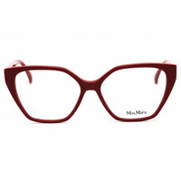 Max Mara Women's Eyeglasses - Shiny Red Acetate Cat Eye Full Rim Frame | MM5085 066 ,
