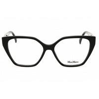 Max Mara Women's Eyeglasses - Shiny Black Acetate Cat Eye Full Rim Frame | MM5085 001 ,