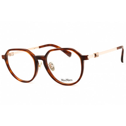 Max Mara Women's Eyeglasses - Blonde Havana Acetate Panthos Full Rim | MM5088-D 053 ,