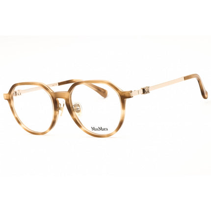 Max Mara Women's Eyeglasses - Havana/Other Acetate Panthos Full Rim | MM5088-D 056 ,