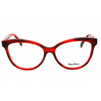 Max Mara Women's Eyeglasses - Red/Other Acetate Cat Eye Full Rim Frame | MM5093 068 ,