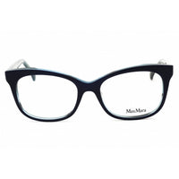 Max Mara Women's Eyeglasses - Shiny Blue Acetate Cat Eye Full Rim Frame | MM5094 090 ,