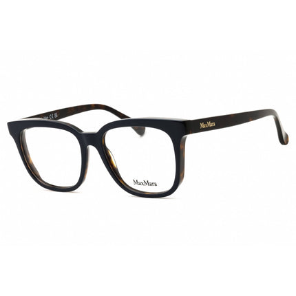 Max Mara Women's Eyeglasses - Blue/Other Acetate Square Full Rim Frame | MM5095 092 ,