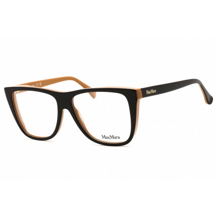 Max Mara Women's Eyeglasses - Dark Brown/Other Acetate Square Full Rim | MM5096 050 ,