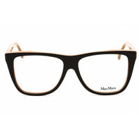 Max Mara Women's Eyeglasses - Dark Brown/Other Acetate Square Full Rim | MM5096 050 ,