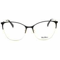 Max Mara Women's Eyeglasses - Black/Other Metal Cat Eye Full Rim Frame | MM5104 005 ,
