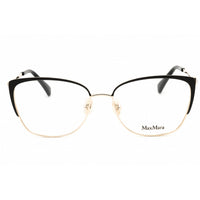 Max Mara Women's Eyeglasses - Black/Other Metal Cat Eye Full Rim Frame | MM5106 005 ,