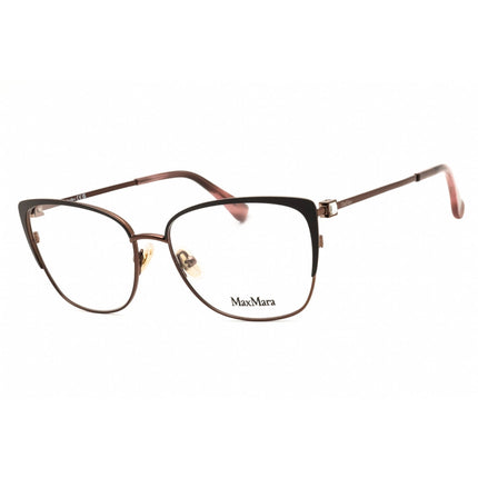 Max Mara Women's Eyeglasses - Bronze/Other Metal Cat Eye Full Rim Frame | MM5106 038 ,
