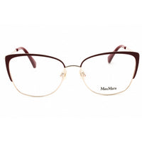 Max Mara Women's Eyeglasses - Pale Gold Metal Cat Eye Full Rim Frame | MM5106 032 ,
