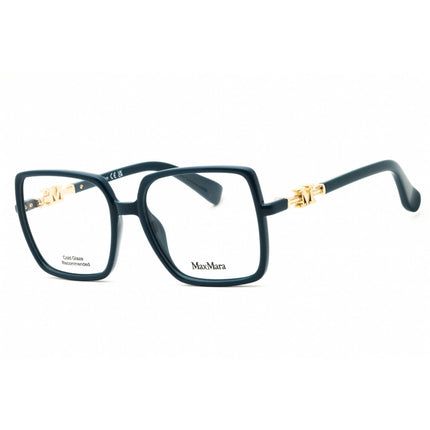 Max Mara Women's Eyeglasses - Turquoise/Other Square Full Rim Frame | MM5108-H 089 ,