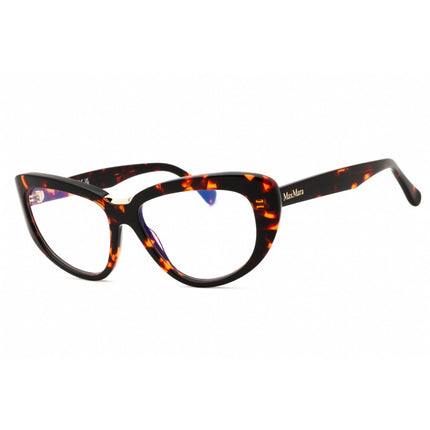 Max Mara Women's Eyeglasses - Dark Havana Acetate Cat Eye Full Rim | MM5109-B 052 ,
