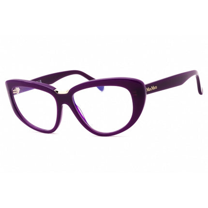 Max Mara Women's Eyeglasses - Shiny Violet Acetate Cat Eye Full Rim | MM5109-B 081 ,