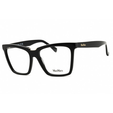 Max Mara Women's Eyeglasses - Shiny Black Acetate Cat Eye Full Rim Frame | MM5111 001 ,