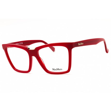 Max Mara Women's Eyeglasses - Shiny Red Acetate Cat Eye Full Rim Frame | MM5111 066 ,