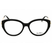 Max Mara Women's Eyeglasses - Shiny Black Acetate Cat Eye Full Rim Frame | MM5116 001 ,