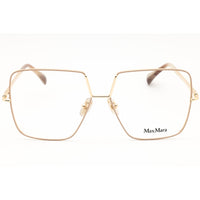 Max Mara Women's Eyeglasses - Ivory Metal Oversized Shape Full Rim Frame | MM5120 025 ,