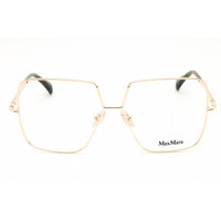 Max Mara Women's Eyeglasses - Pale Gold Metal Oversized Full Rim Frame | MM5120 032 ,