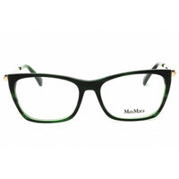 Max Mara Women's Eyeglasses - Dark Green/Other Acetate Cat Eye Full Rim | MM5128 098 ,