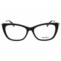 Max Mara Women's Eyeglasses - Shiny Black Acetate Cat Eye Full Rim Frame | MM5129 001 ,