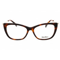 Max Mara Women's Eyeglasses - Dark Havana Acetate Cat Eye Full Rim Frame | MM5129 052 ,