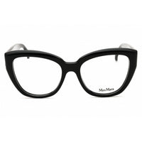 Max Mara Women's Eyeglasses - Shiny Black Acetate Cat Eye Full Rim Frame | MM5134 001 ,