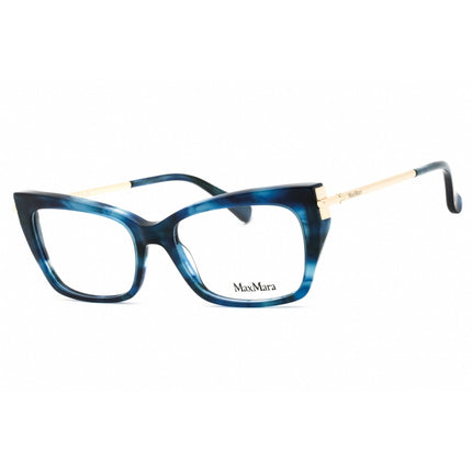 Max Mara Women's Eyeglasses - Blue/Other Acetate Cat Eye Full Rim Frame | MM5137 092 ,