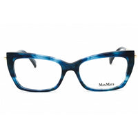 Max Mara Women's Eyeglasses - Blue/Other Acetate Cat Eye Full Rim Frame | MM5137 092 ,
