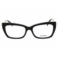 Max Mara Women's Eyeglasses - Shiny Black Acetate Cat Eye Full Rim Frame | MM5137 001 ,