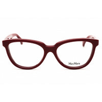 Max Mara Women's Eyeglasses - Shiny Red Acetate Cat Eye Full Rim Frame | MM5143 066 ,