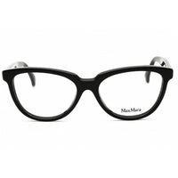 Max Mara Women's Eyeglasses - Shiny Black Acetate Cat Eye Full Rim Frame | MM5143 001 ,