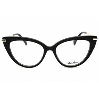 Max Mara Women's Eyeglasses - Shiny Black Acetate Cat Eye Full Rim Frame | MM5145 001 ,