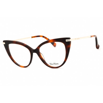 Max Mara Women's Eyeglasses - Dark Havana Acetate Cat Eye Full Rim Frame | MM5145 052 ,