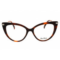 Max Mara Women's Eyeglasses - Dark Havana Acetate Cat Eye Full Rim Frame | MM5145 052 ,