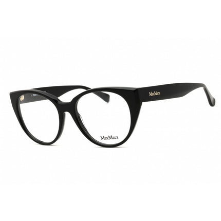 Max Mara Women's Eyeglasses - Shiny Black Acetate Cat Eye Full Rim Frame | MM5161 001 ,