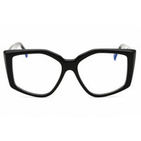 Max Mara Women's Eyeglasses - Shiny Black Acetate Oversized Full Rim | MM5162-B 001 ,