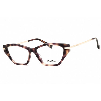 Max Mara Women's Eyeglasses - Dark Havana Acetate Cat Eye Full Rim Frame | MM5176 052 ,