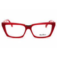 Max Mara Women's Eyeglasses - Shiny Red Acetate Rectangular Full Rim | MM5180 066 ,
