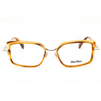 Max Mara Women's Eyeglasses - Dark Brown/Other Metal Rectangular Frame | MM5186 050 ,