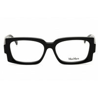 Max Mara Women's Eyeglasses - Shiny Black Acetate Rectangular Full Rim | MM5189 001 ,