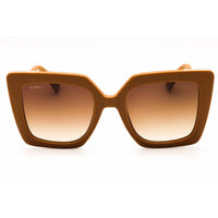 Max Mara Women's Sunglasses - Matte Brown/Rose Gold Full Rim Frame | MM0051 73F ,