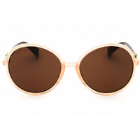 Max Mara Women's Sunglasses - Beige/Gold Injected Propionate Frame | MM0065 59F ,
