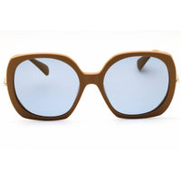 Max Mara Women's Sunglasses - Matte Light Brown/Gold Acetate Frame | MM0079 46X ,