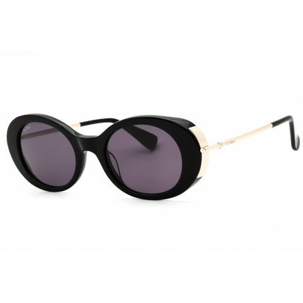 Max Mara Women's Sunglasses - Shiny Black/Gold Acetate Full Rim Frame | MM0080 01A ,