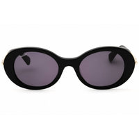 Max Mara Women's Sunglasses - Shiny Black/Gold Acetate Full Rim Frame | MM0080 01A ,