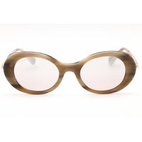 Max Mara Women's Sunglasses - Beige Horn/Gold Acetate Full Rim Frame | MM0080 60G ,