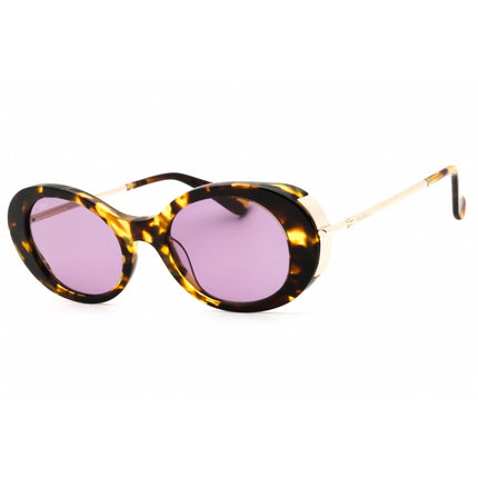 Max Mara Women's Sunglasses - Blonde Havana/Gold Acetate Full Rim Frame | MM0080 53Y ,