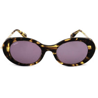 Max Mara Women's Sunglasses - Blonde Havana/Gold Acetate Full Rim Frame | MM0080 53Y ,